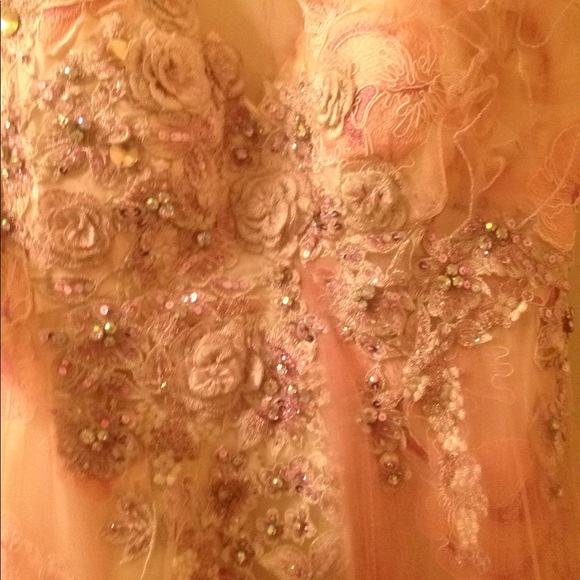 Long pink prom dress - Picture 7 of 7